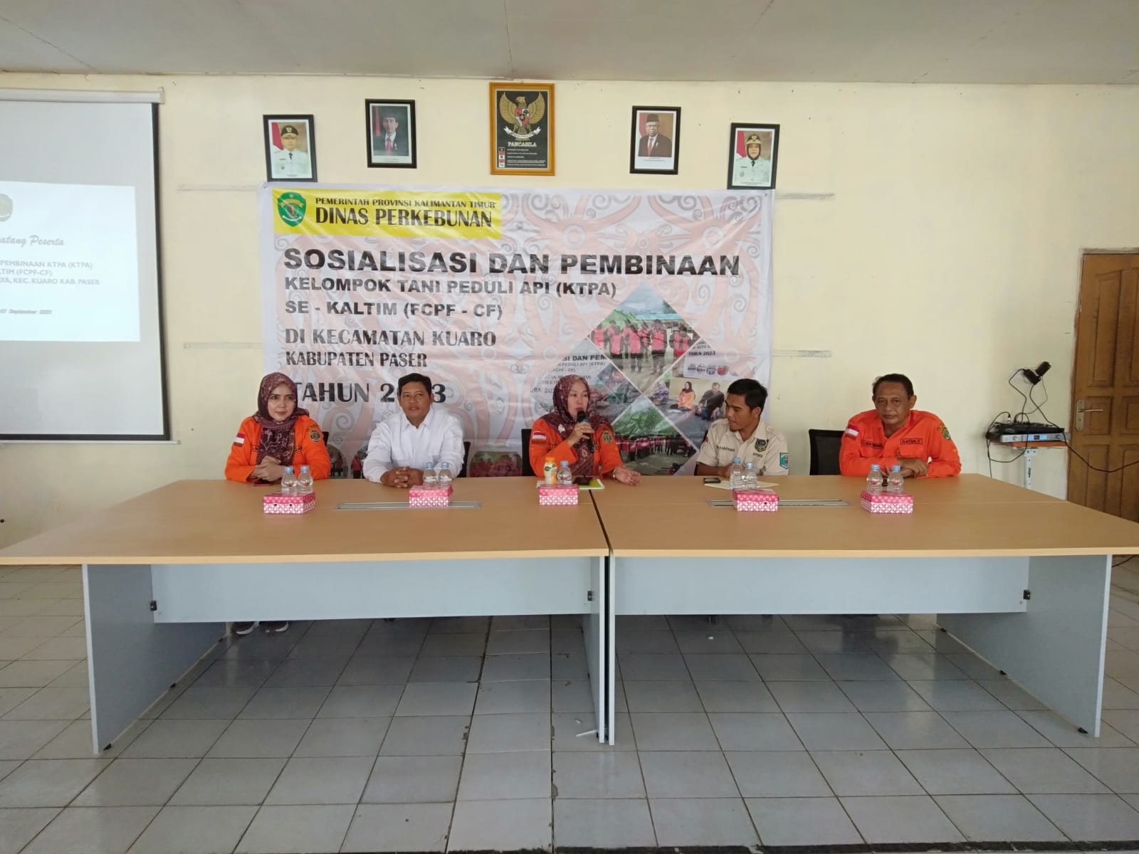 Sosialisasi dan Pembinaan Kelompok Tani Peduli Api (KTPA) di Desa Padang Jaya Kecamatan Kuaro